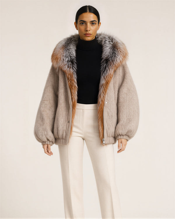 Ninetta Fur Hood Padded Jacket