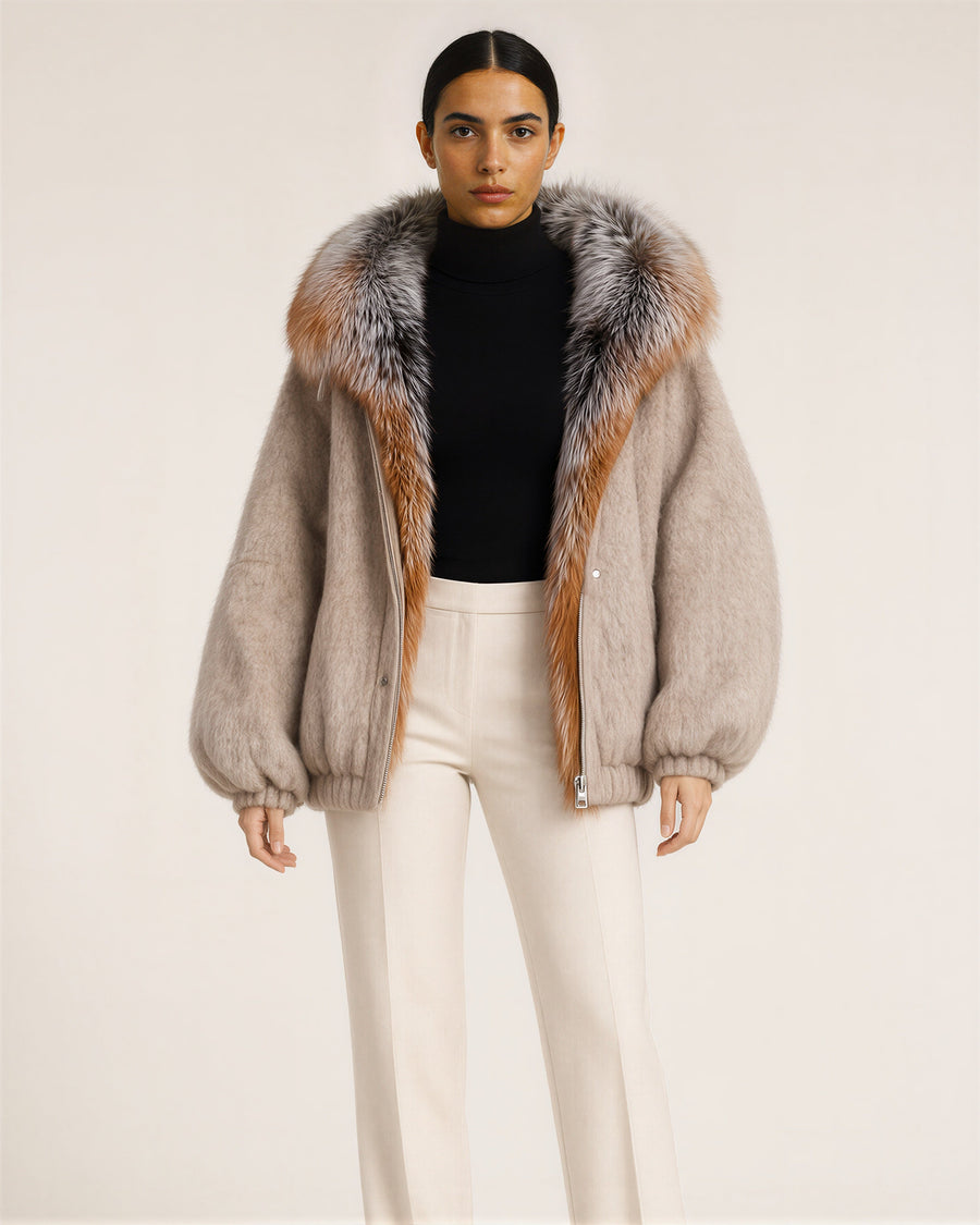 Ninetta Fur Hood Padded Jacket