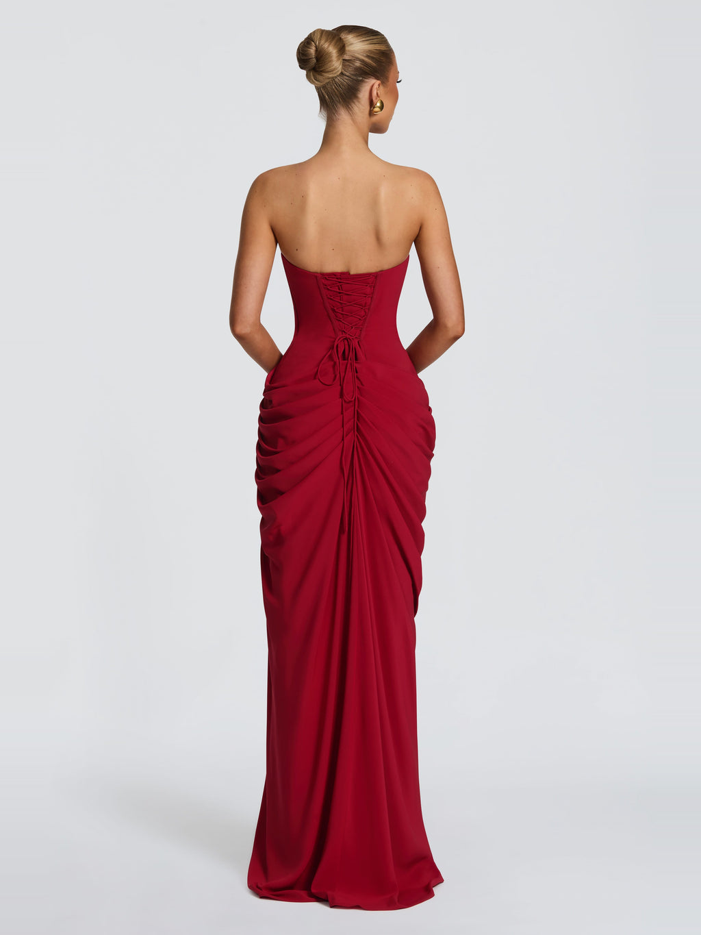 Soleil Corset Detail Maxi Dress — Svelte Chic