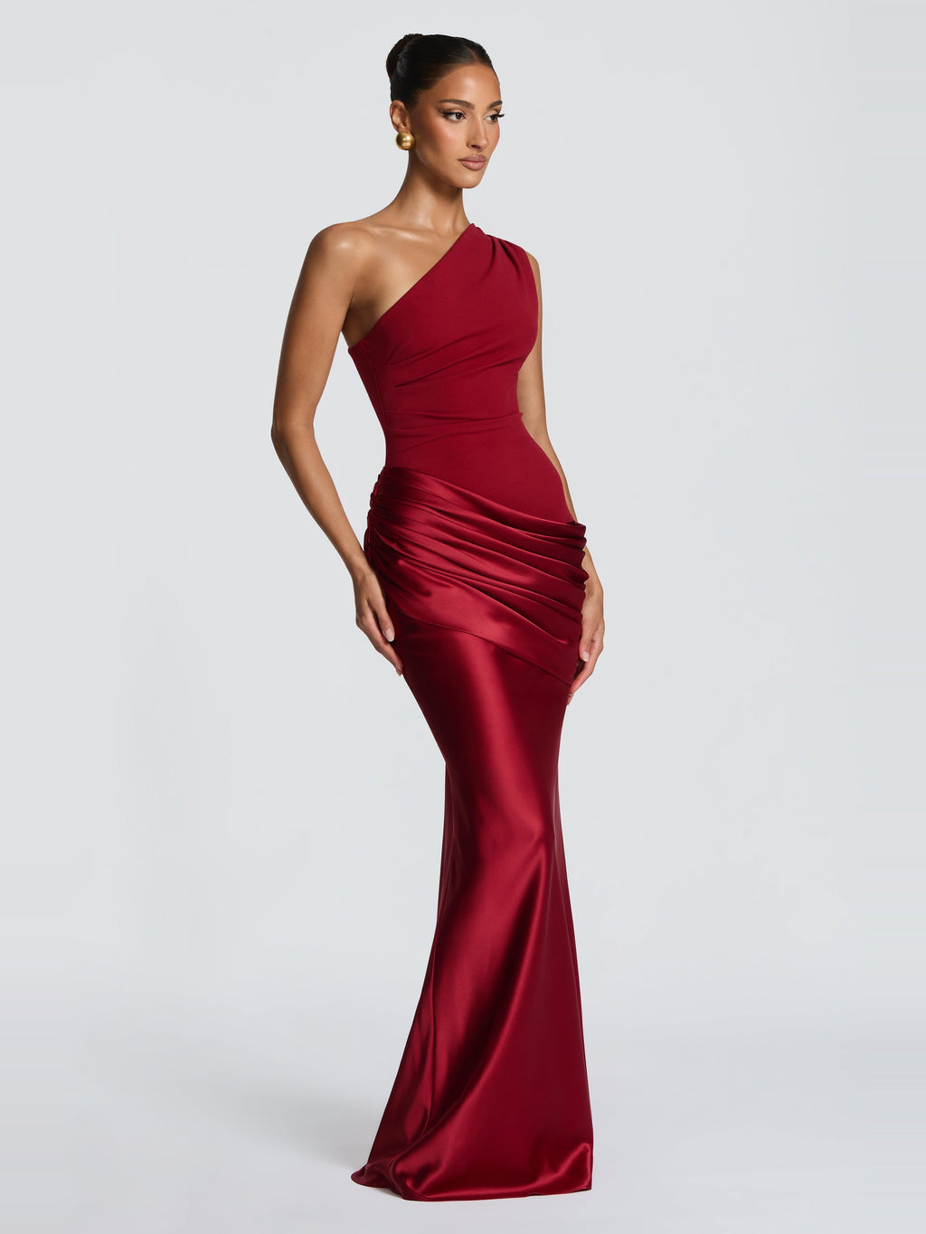 Sadona One Shoulder Maxi Dress — Svelte Chic