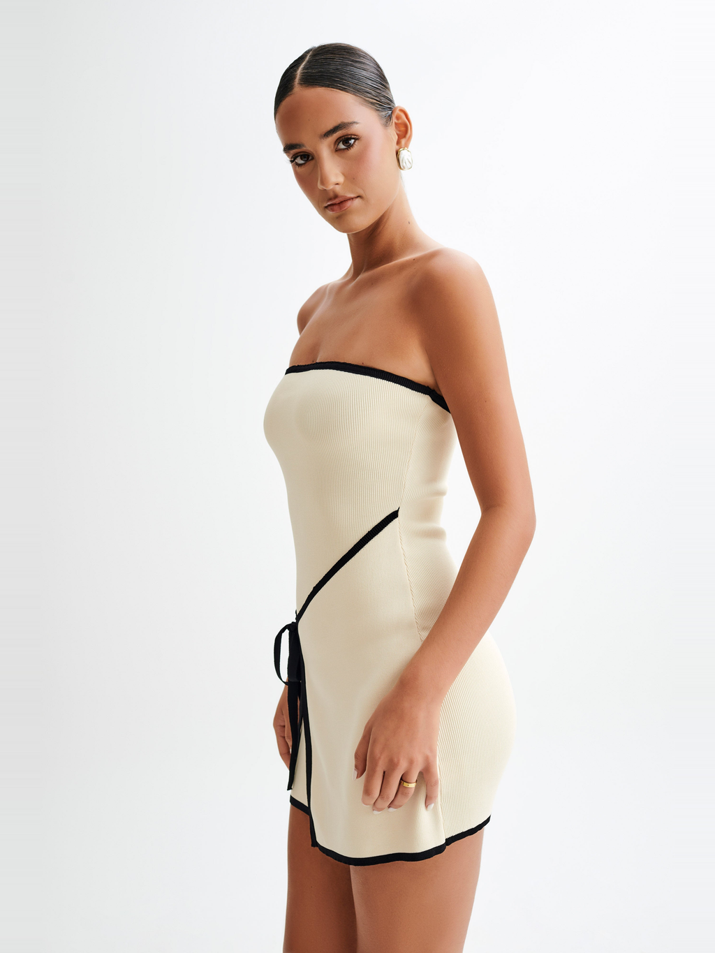 Rian Strapless Knit Mini Dress — Svelte Chic