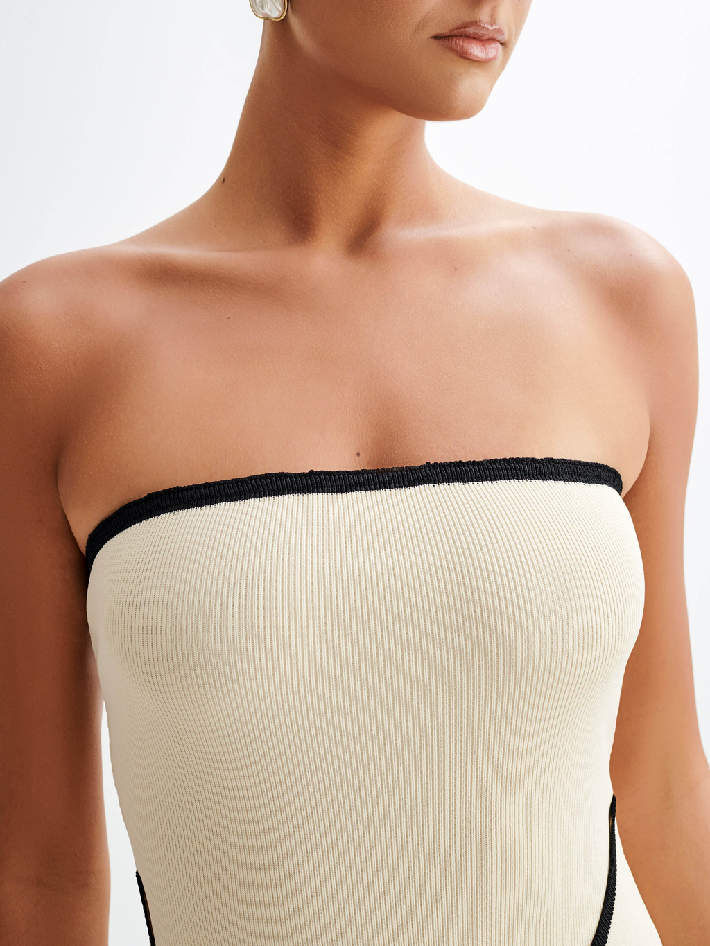 Rian Strapless Knit Mini Dress — Svelte Chic