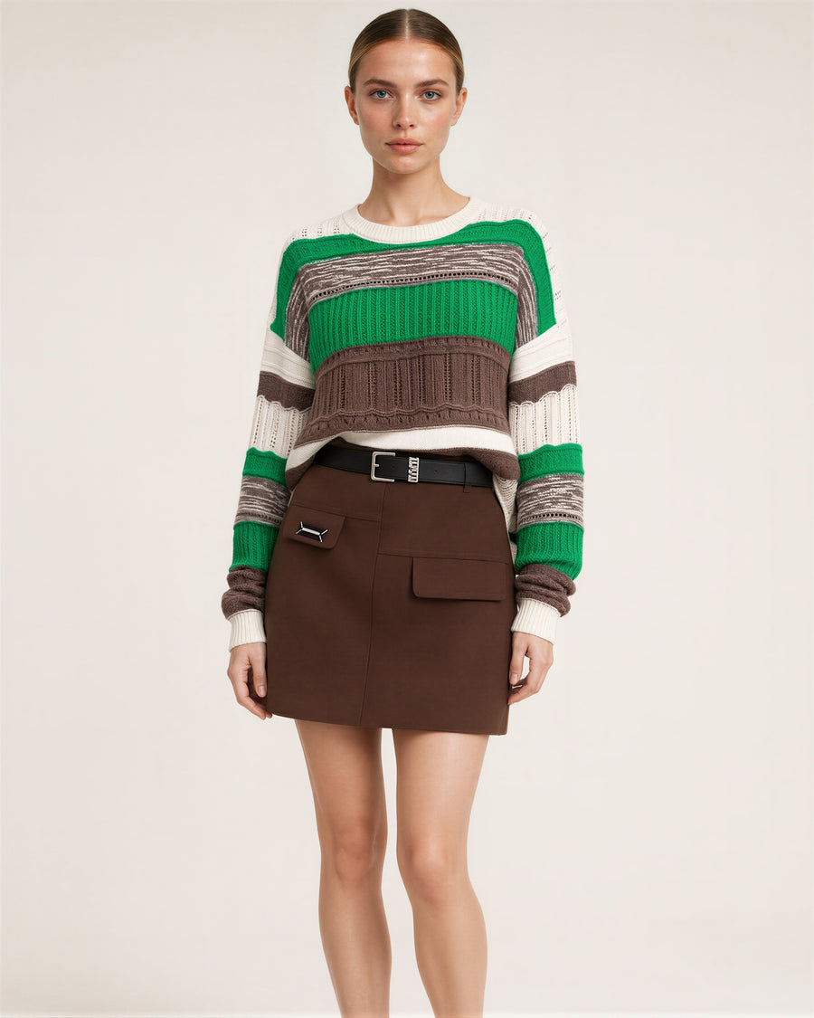 Romina Melton Skirt Set