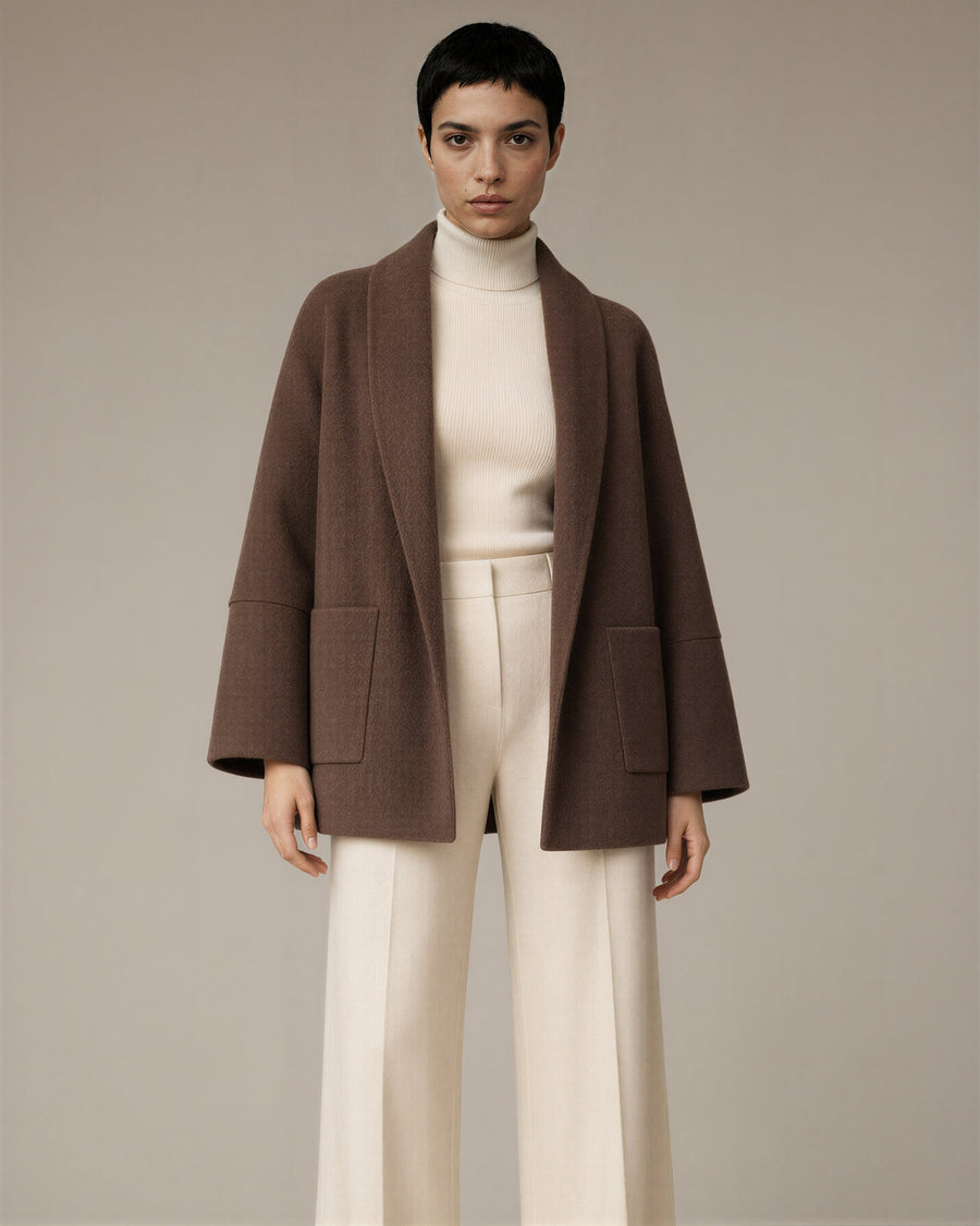 Rosaria Shawl Collar Coat