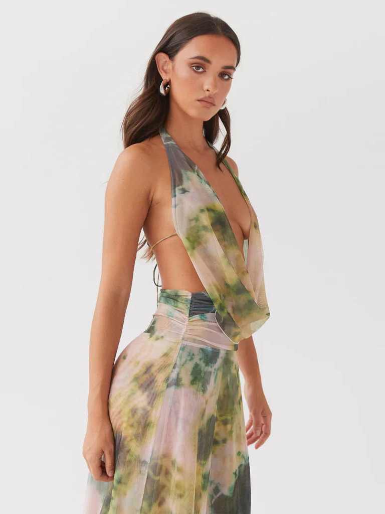 Effy Tie Front Peplum Top and Skirt Set — Svelte Chic
