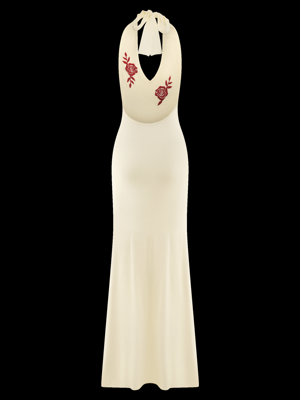 Shiloh Rose Knit Halter Maxi Dress — Svelte Chic