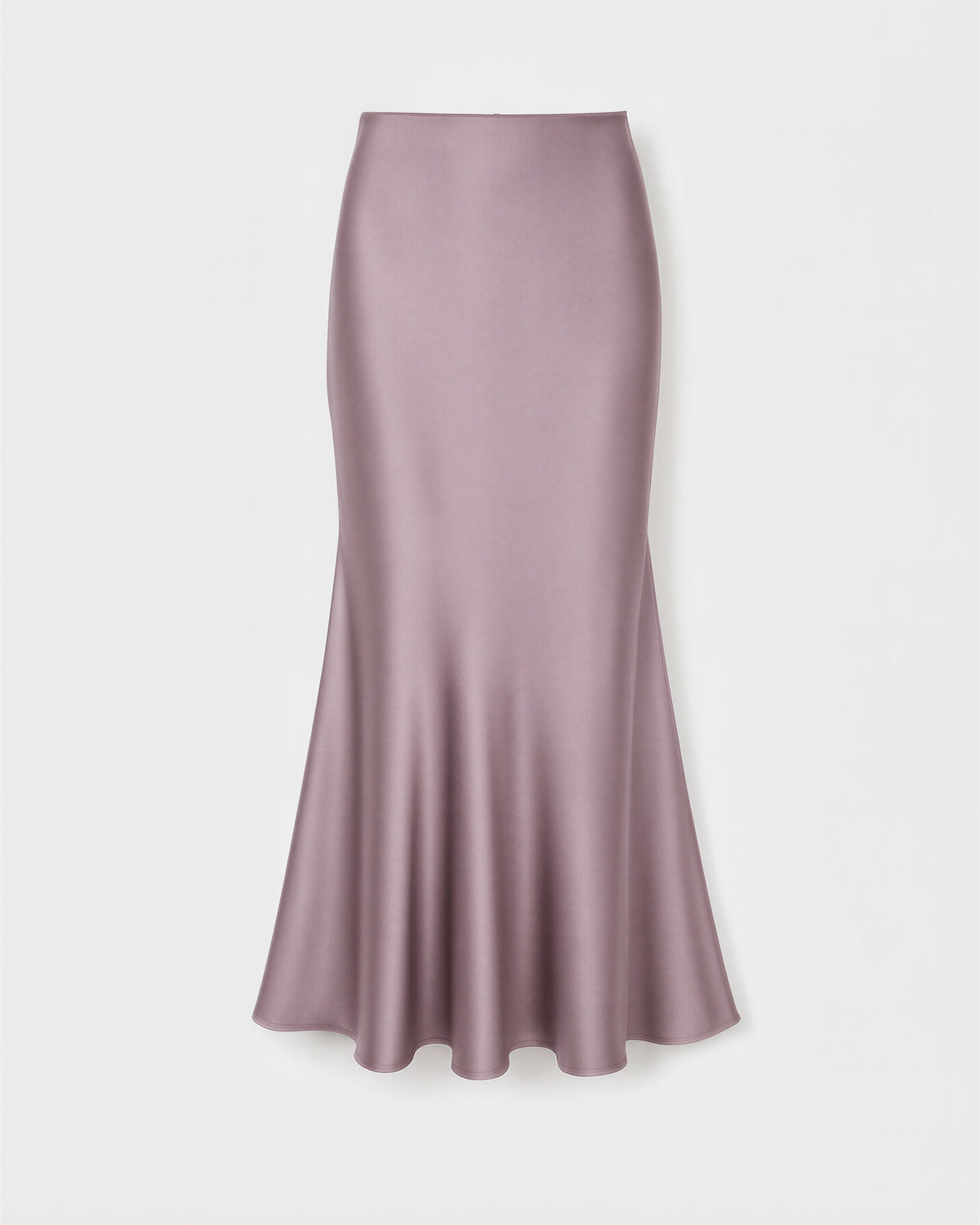 Simona Satin Fishtail Maxi Skirt, lilac, product view without a model