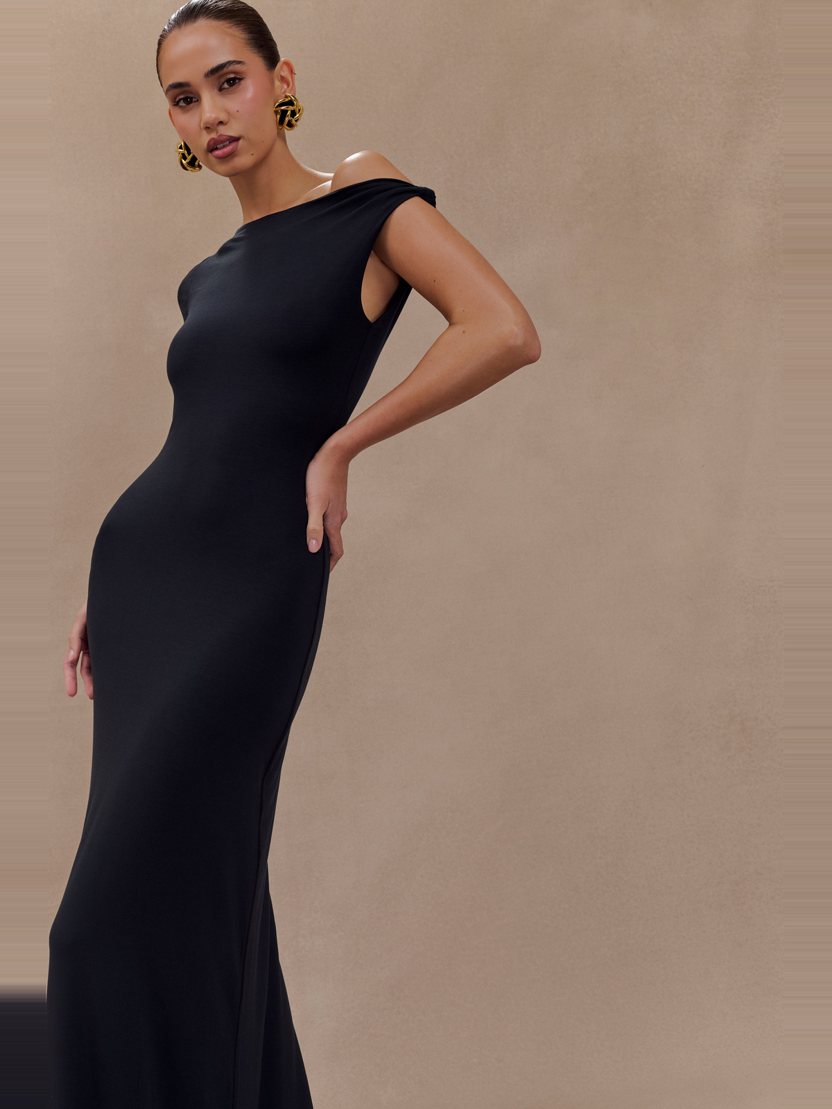 Tamsin Modal Short Sleeve Maxi Dress — Svelte Chic