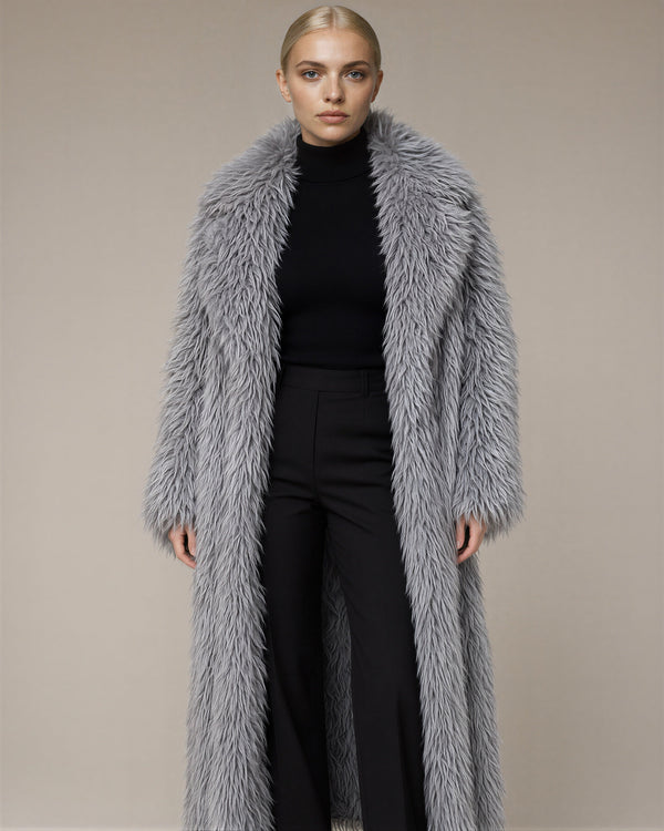 Velia Long Faux Fur Coat
